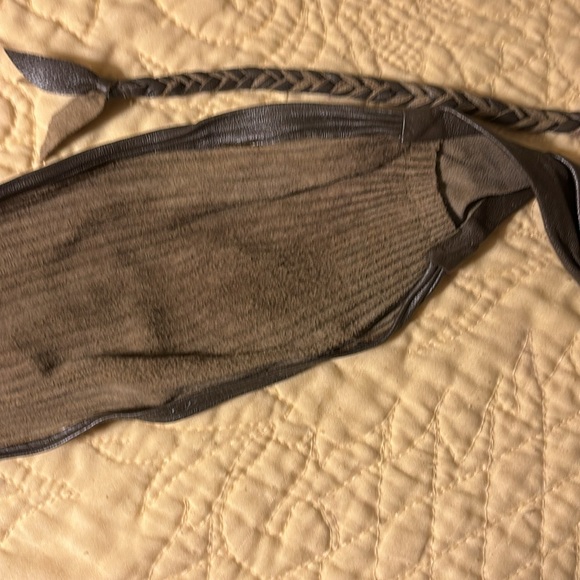 Very Unusual Vintage Leather Belt - Picture 6 of 6